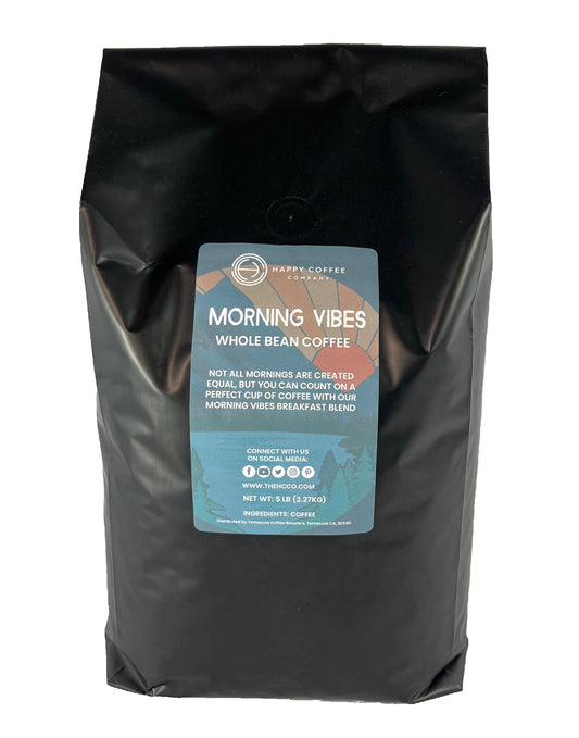 Morning vibes whole bean coffee