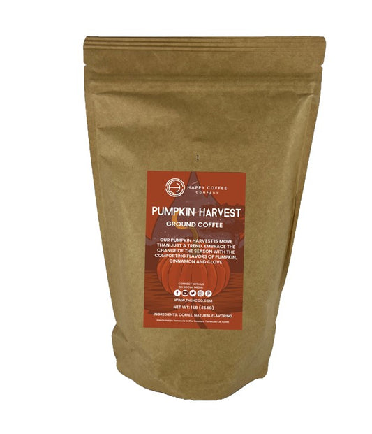 Pumpkin harvest ground coffee
