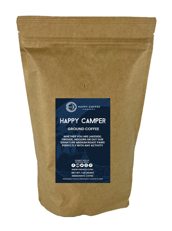 Happy camper ground coffee