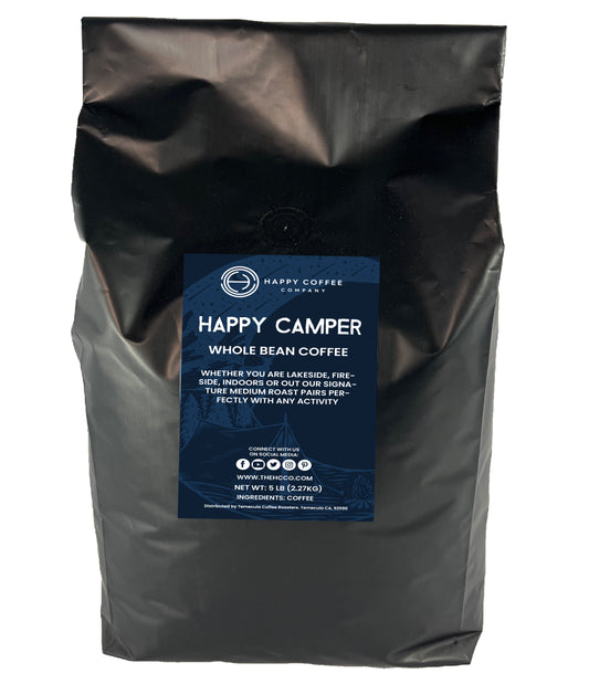 Happy camper whole bean coffee