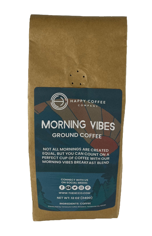 Morning vibes ground coffee